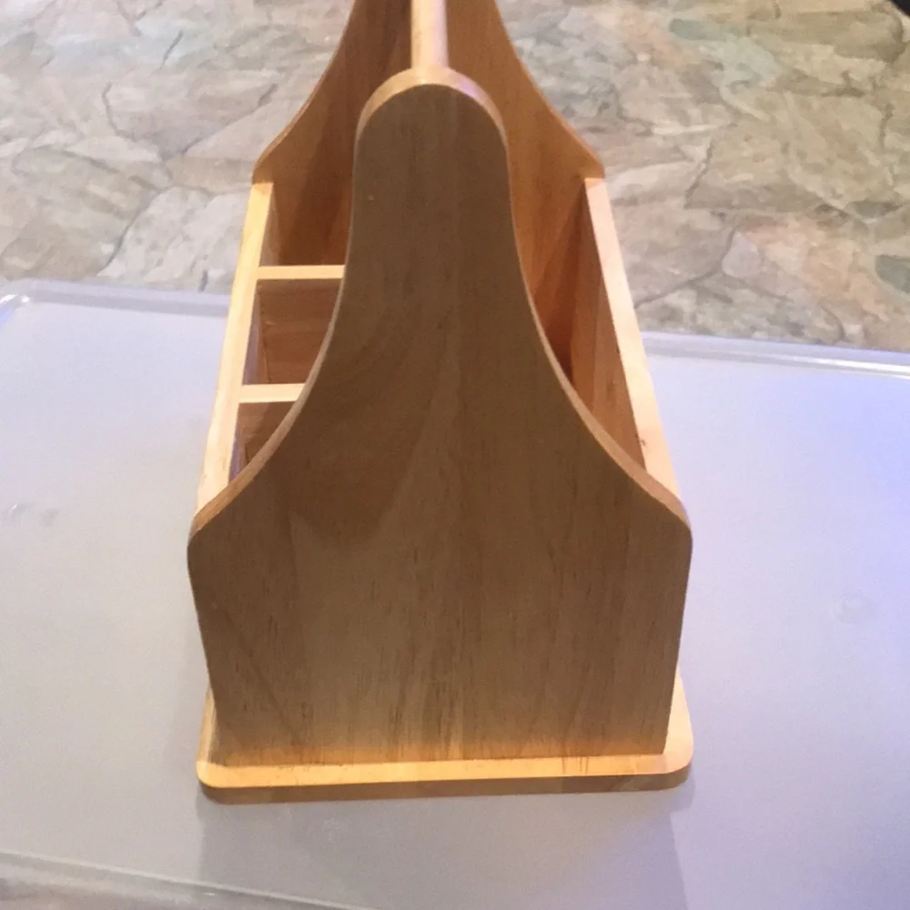 Utensil Holder Wood